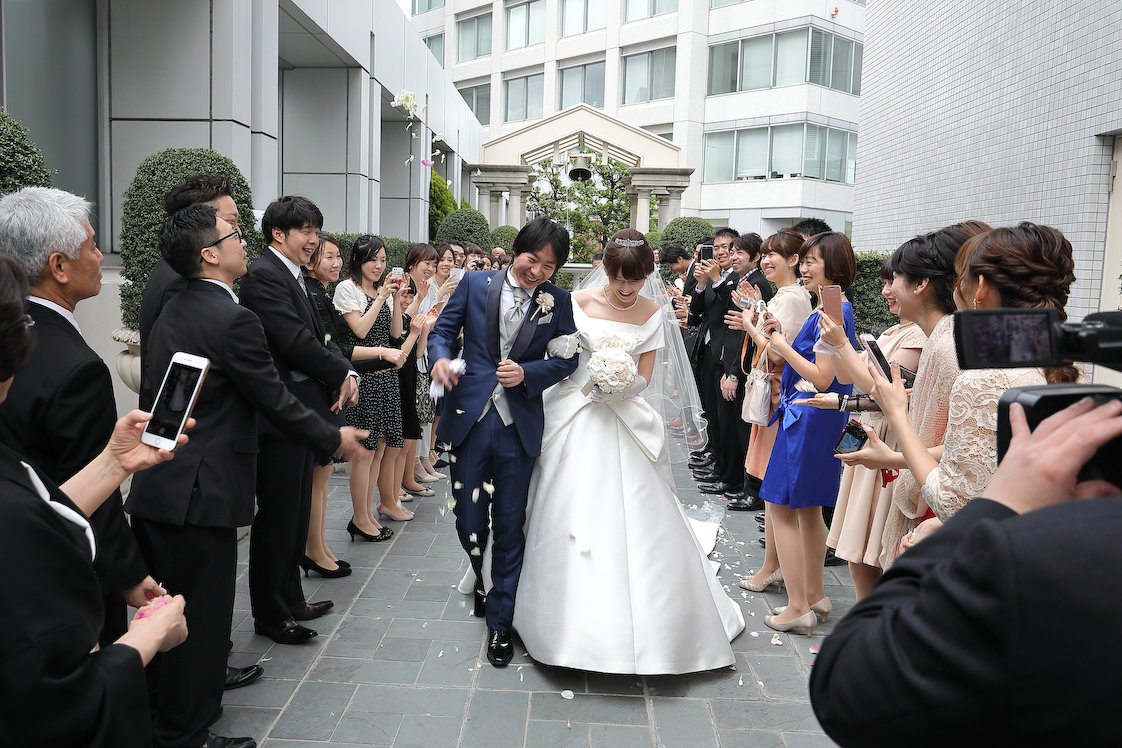 ザ リッツ カールトン大阪で結婚式のスナップ写真撮影2017年4月15日 結婚式の撮影は全部まとめてメビウスにおまかせ下さい